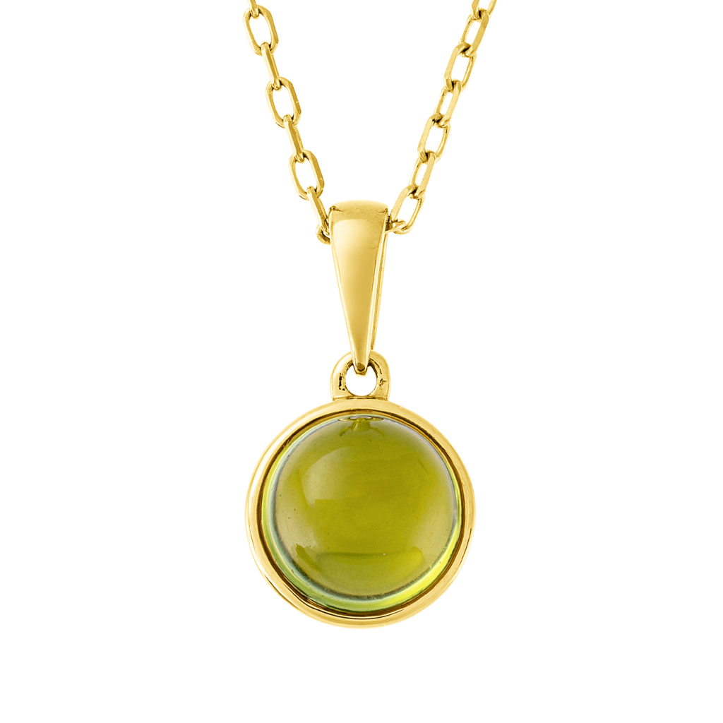 Brogle Classic Kette mit Peridotanhänger Brogle Classic Kette mit Peridotanhänger