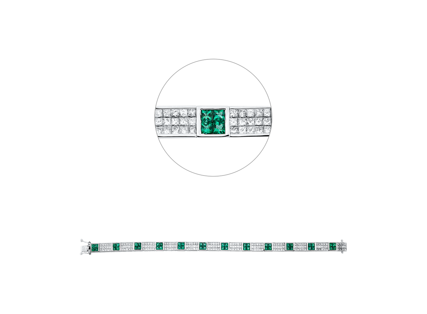 Brogle Selection emerald bracelet