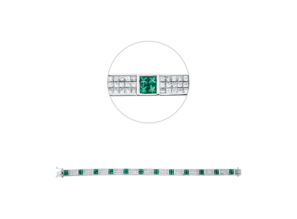 Brogle Selection Smaragdarmband Brogle Selection Smaragdarmband