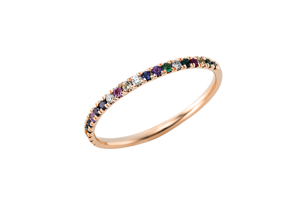 Brogle Classic Saphirring Rainbow
