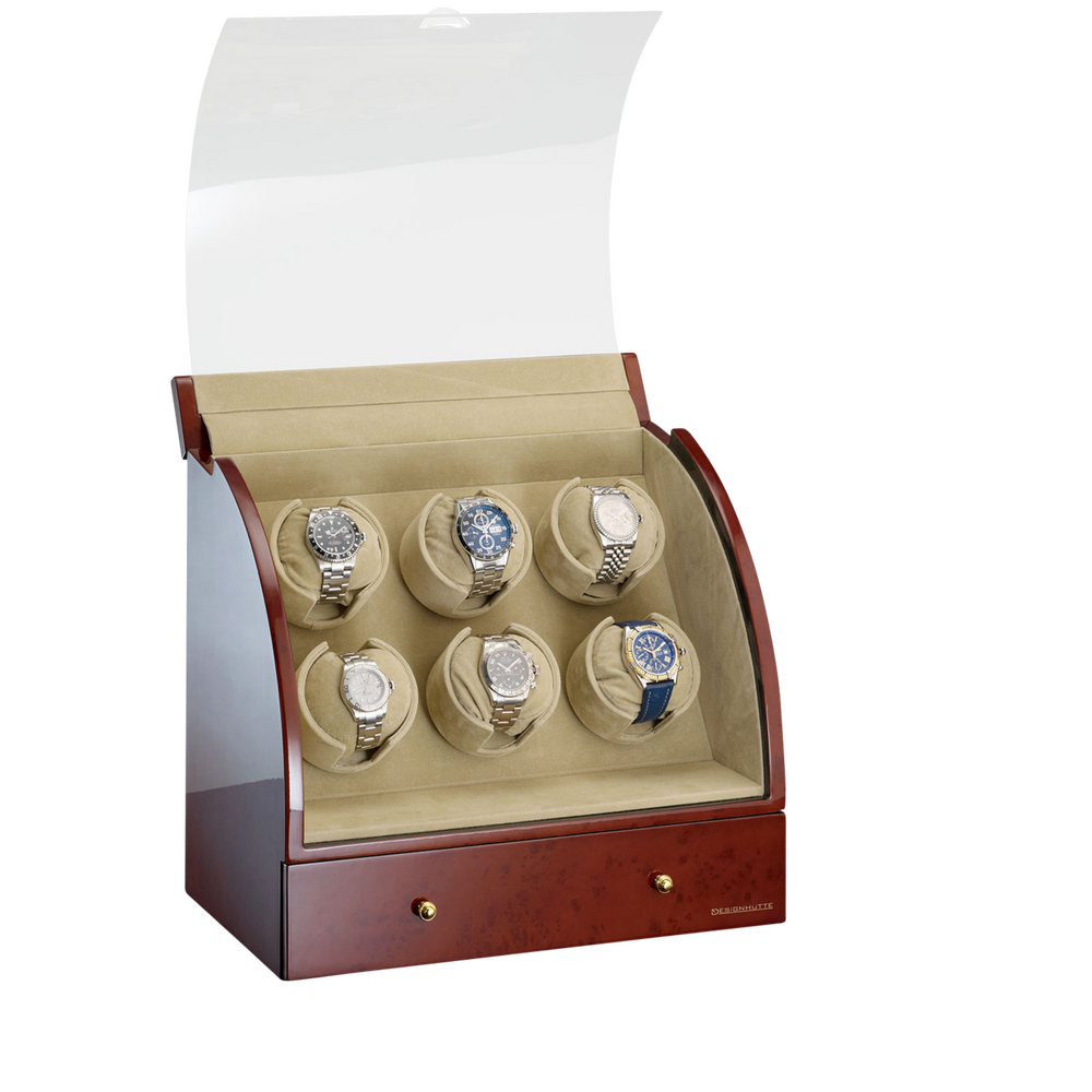 Designhütte Watch winder Basel 6 LCD Designhütte Watch winder Basel 6 LCD