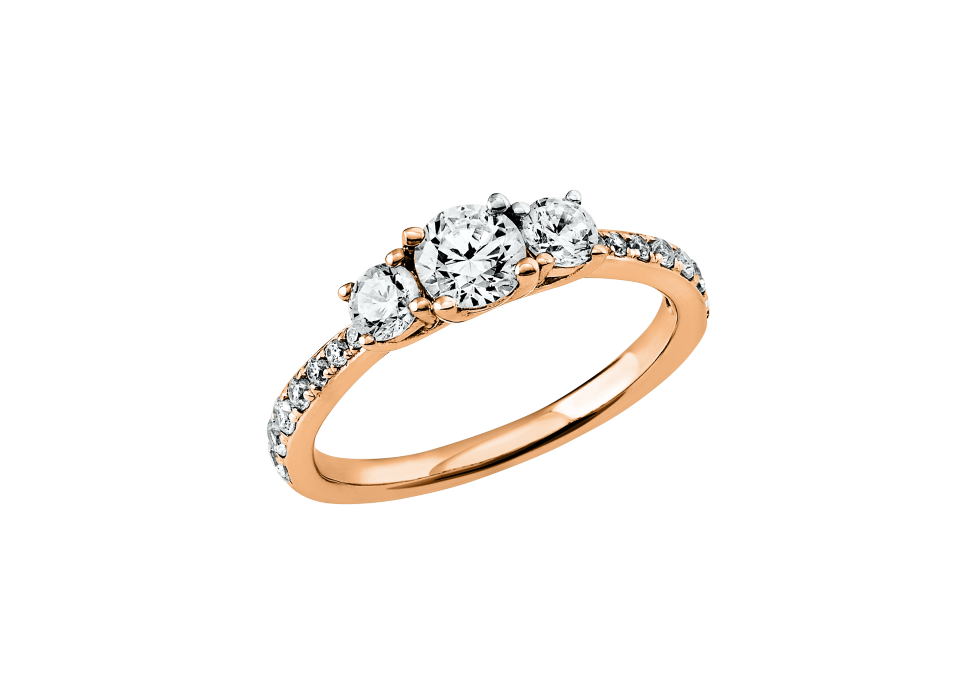 Brogle Solitaire Ring Trio Brogle Solitaire Ring Trio