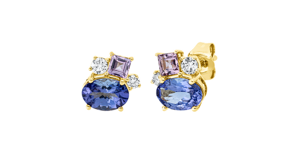 Brogle Classic Farbsteinohrstecker Brogle Classic Farbsteinohrstecker