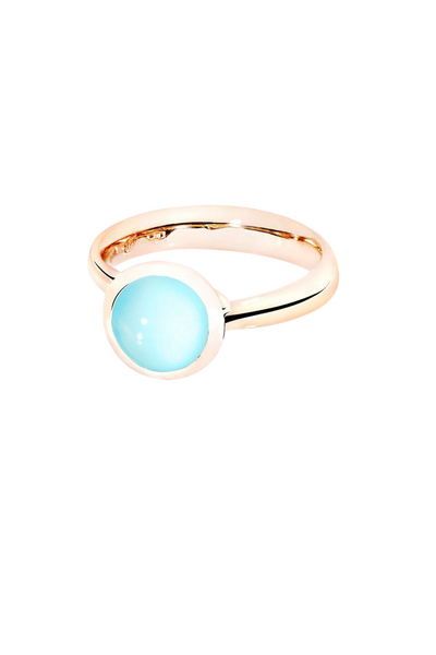 Tamara Comolli Bouton Aqua Chalcedony Ring