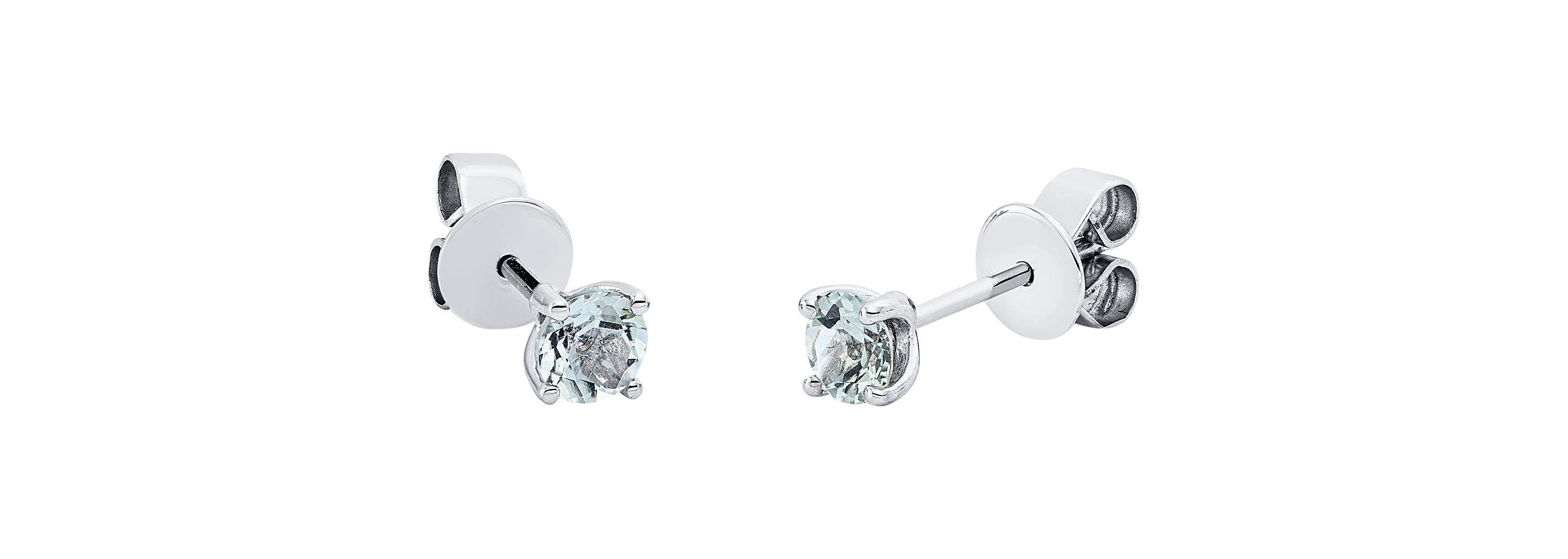 Brogle Classic amethyst stud earrings