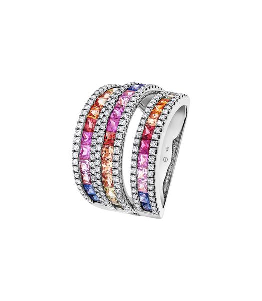 Brogle Classic Saphirring Rainbow