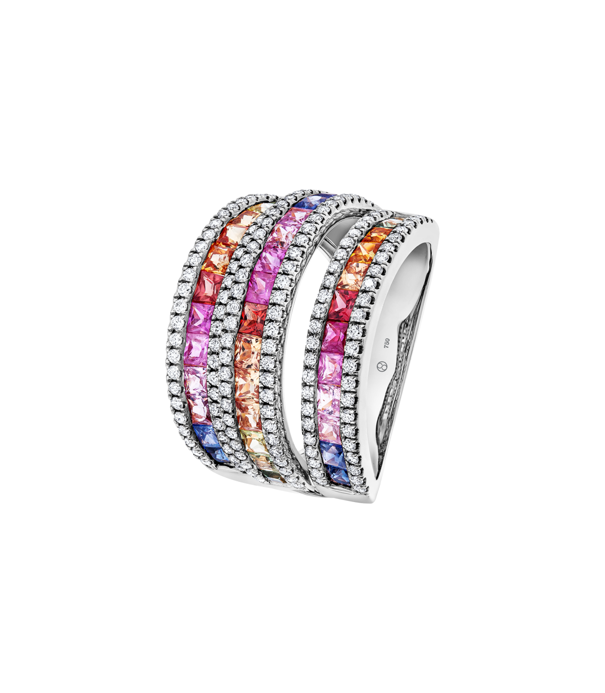 Brogle Selection sapphire ring Rainbow Brogle Selection sapphire ring Rainbow