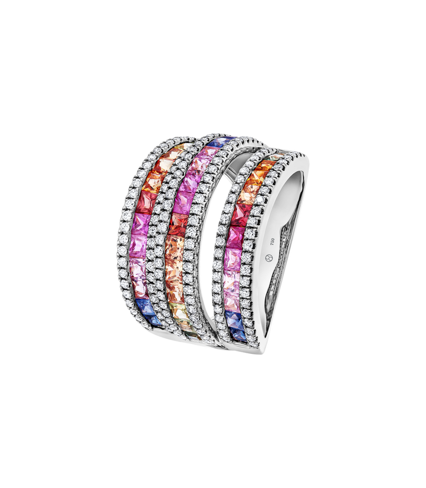 Brogle Selection sapphire ring Rainbow Brogle Selection sapphire ring Rainbow
