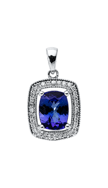 Brogle Classic tanzanite pendant Brogle Classic tanzanite pendant