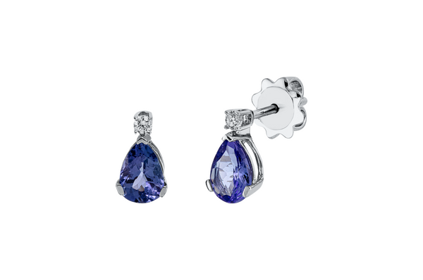 Brogle Classic tanzanite ear studs
