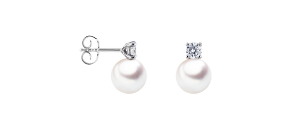 Brogle Classic Akoya pearl stud earrings