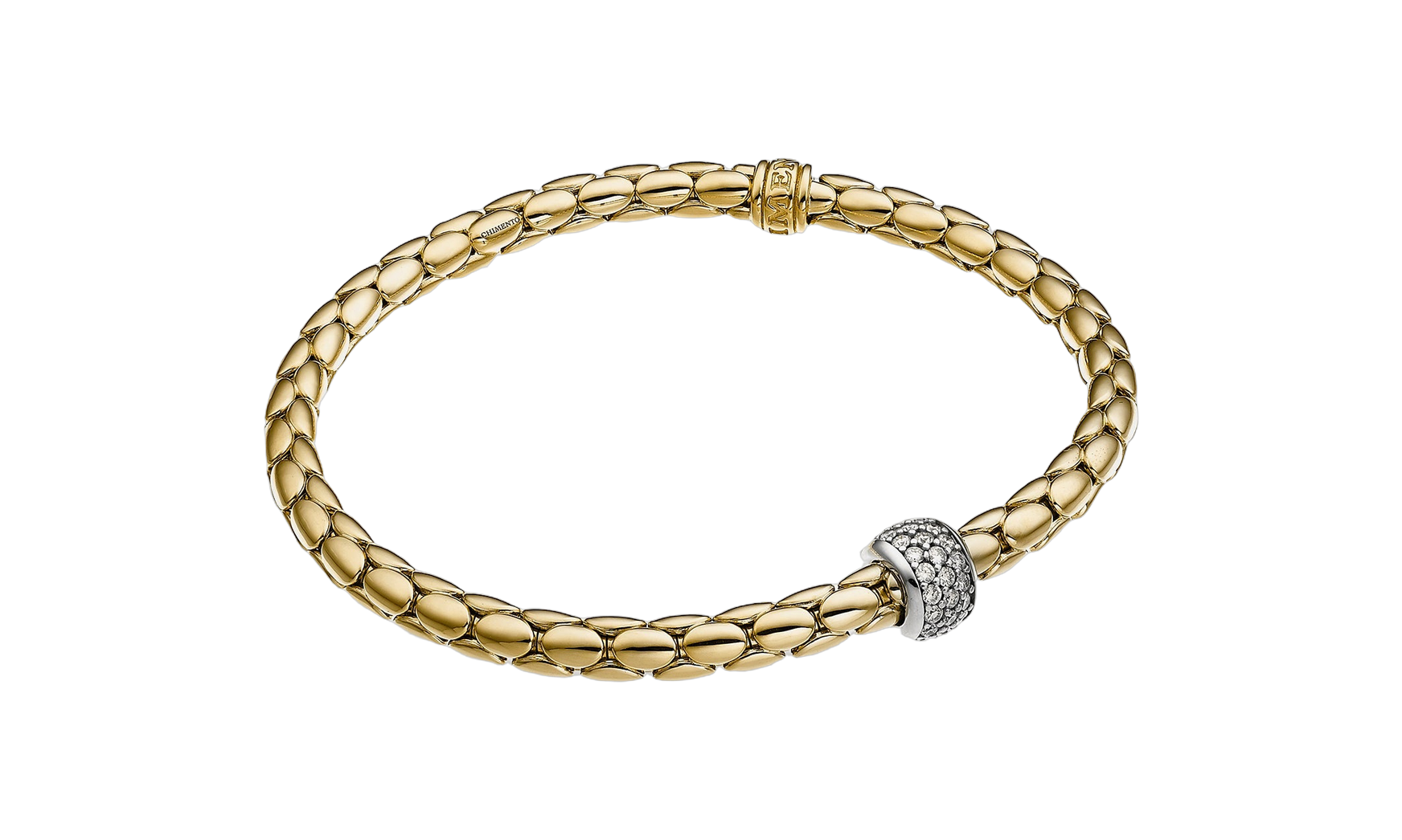 Chimento Stretch Spring Two-Tone Flexible Bracelet