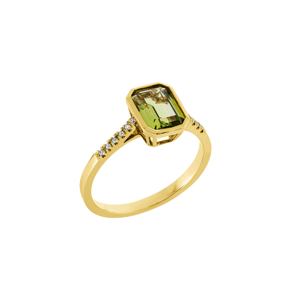Brogle Classic peridot ring