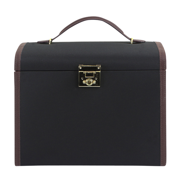 Friedrich Jewelry Case Copenhagen 2.0 L - Black/Rouge