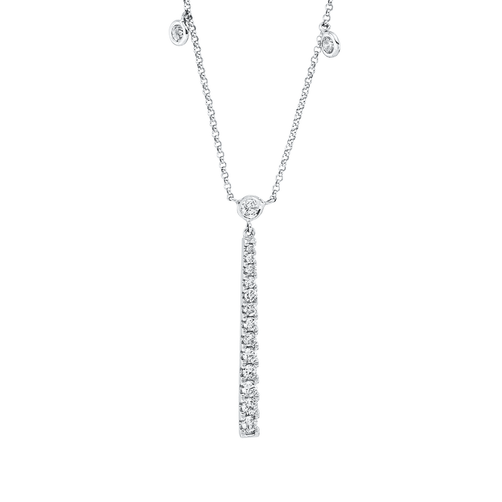 Brogle Classic necklace with diamond pendant Brogle Classic necklace with diamond pendant