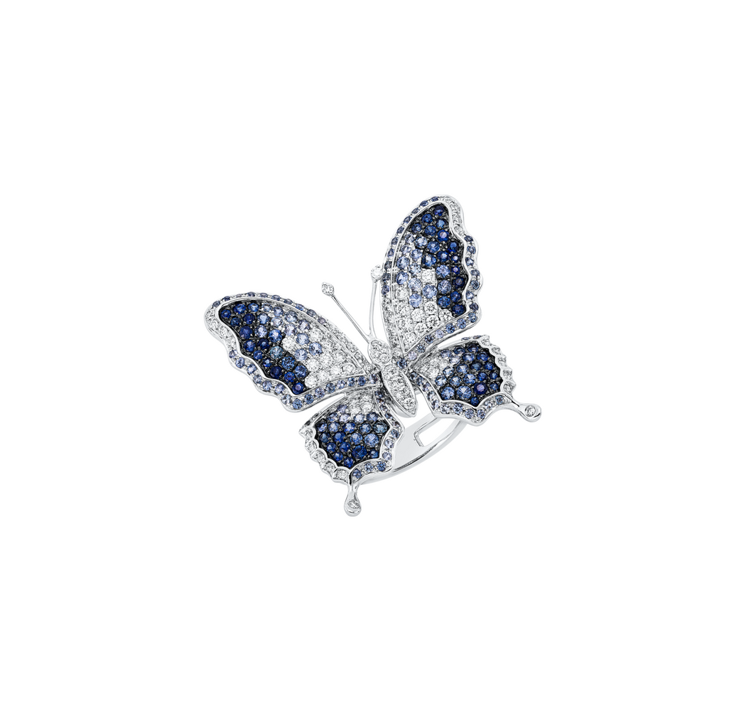 Brogle Selection Schmetterlings Saphirring Brogle Selection Schmetterlings Saphirring