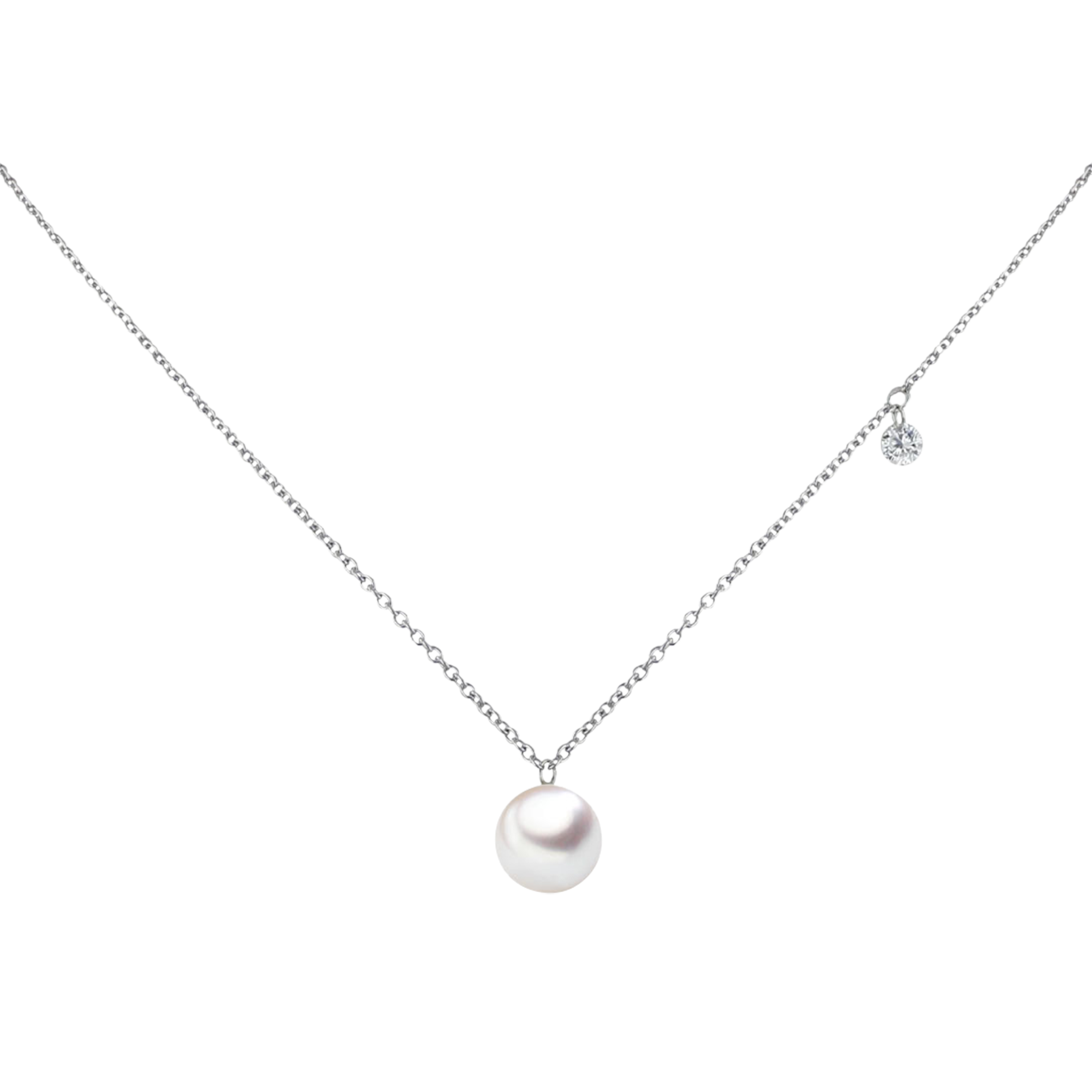 Brogle Classic necklace with Akoya pearl pendant Brogle Classic necklace with Akoya pearl pendant