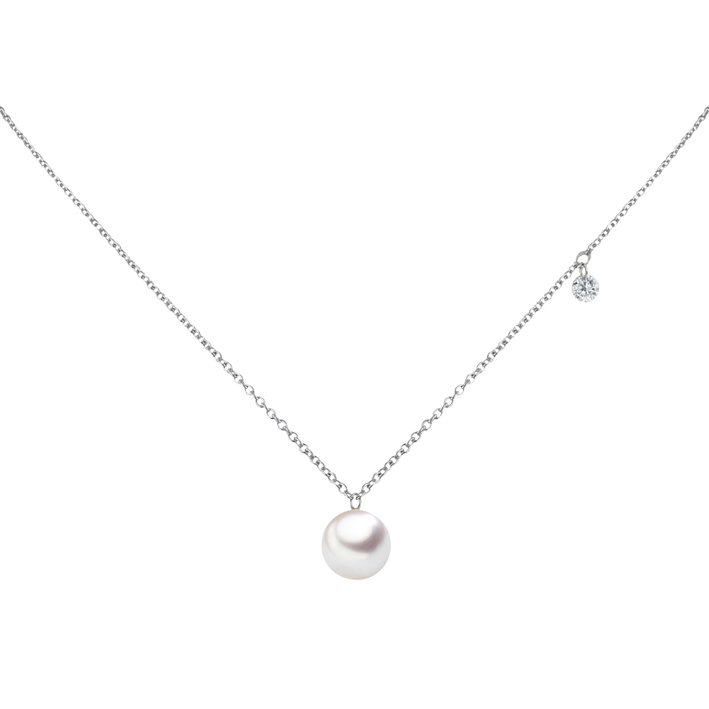 Brogle Classic necklace with Akoya pearl pendant Brogle Classic necklace with Akoya pearl pendant