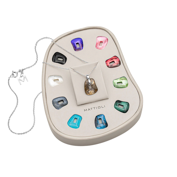 Mattioli Puzzle necklace box, small with 11 puzzles Mattioli Puzzle necklace box, small with 11 puzzles