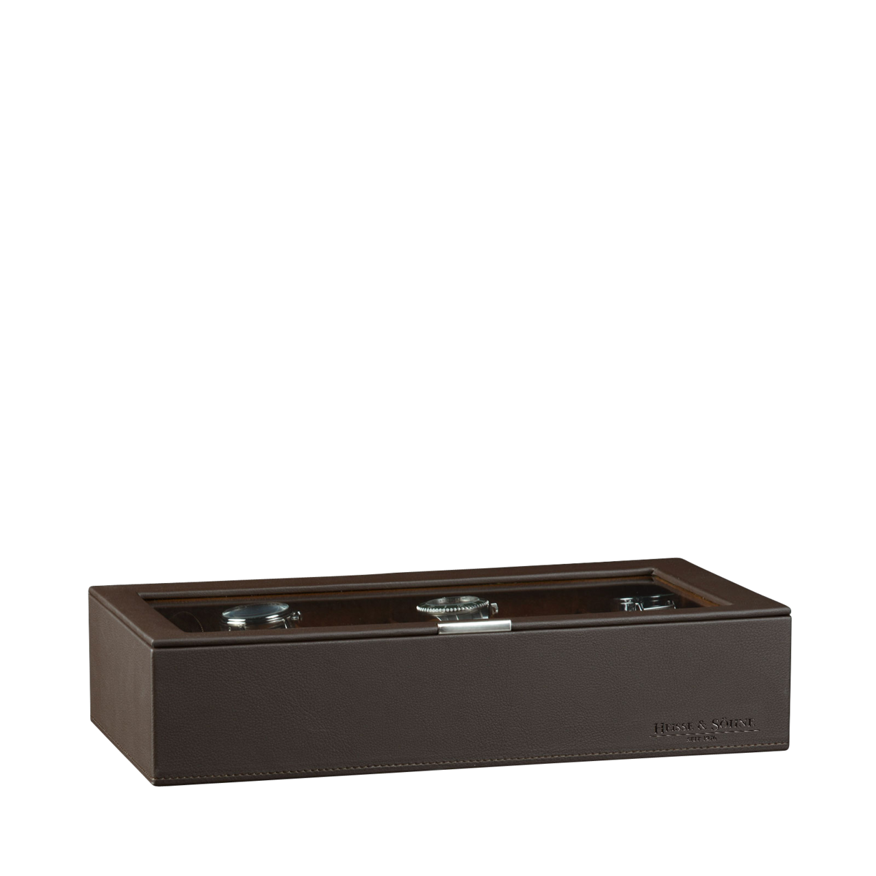 Heisse & Söhne Stapelbares Schmuckkästchen Mirage XL - Oberteil: Uhrenbox für 12 Uhren Heisse & Söhne Stapelbares Schmuckkästchen Mirage XL - Oberteil: Uhrenbox für 12 Uhren