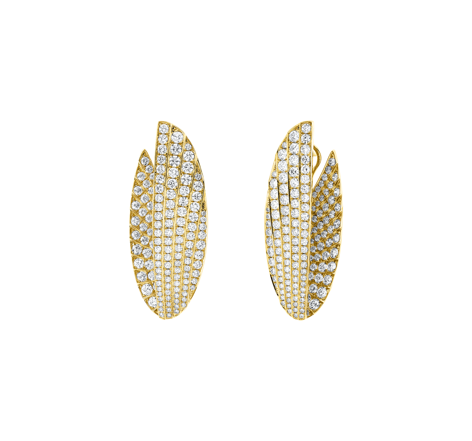 Brogle Selection diamond hoop earrings Brogle Selection diamond hoop earrings