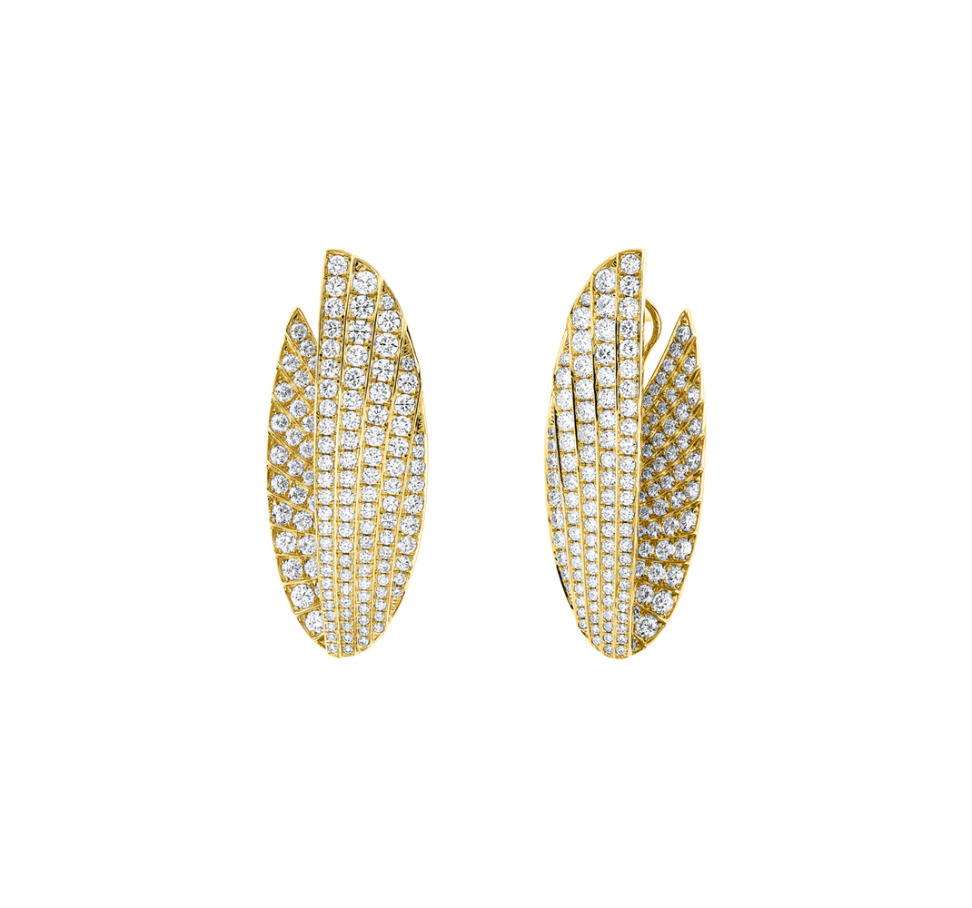 Brogle Selection diamond hoop earrings Brogle Selection diamond hoop earrings