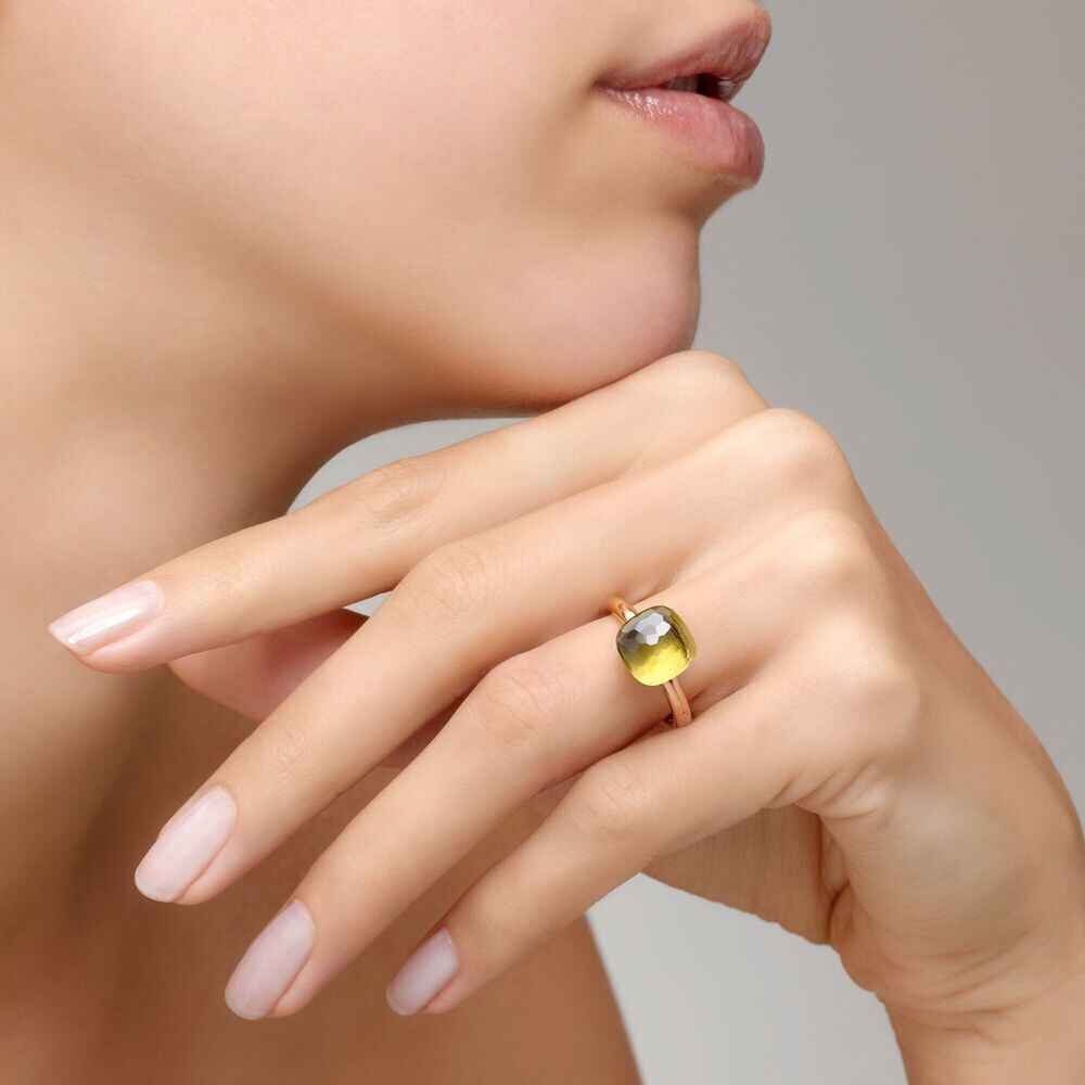 Pomellato Nudo Classic Zitronenquarz Ring