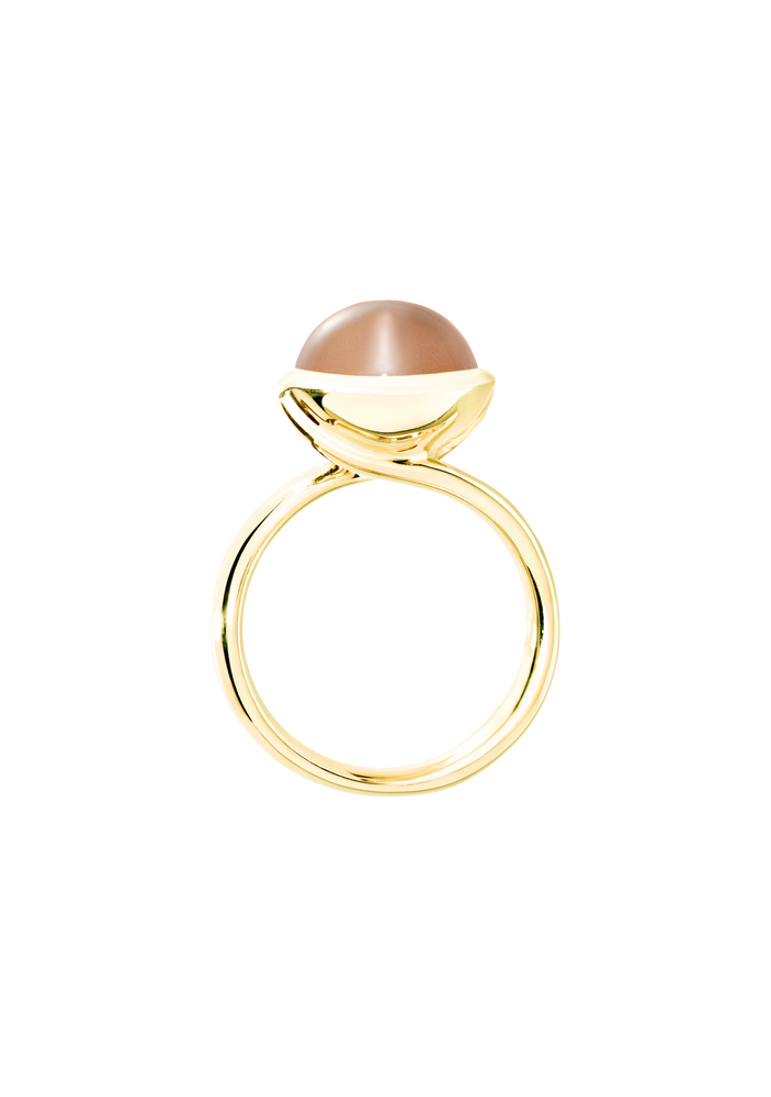 Tamara Comolli Bouton brauner Mondstein L Ring