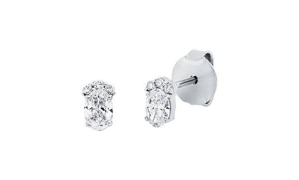 Brogle Classic diamond stud earrings