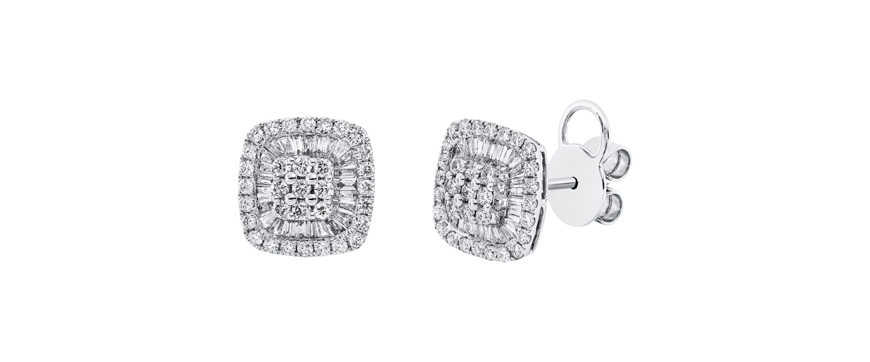 Brogle Classic diamond stud earrings