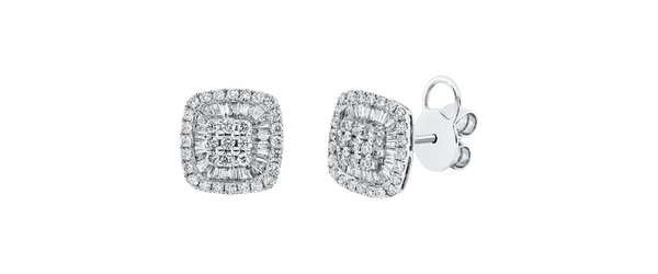 Brogle Classic diamond stud earrings
