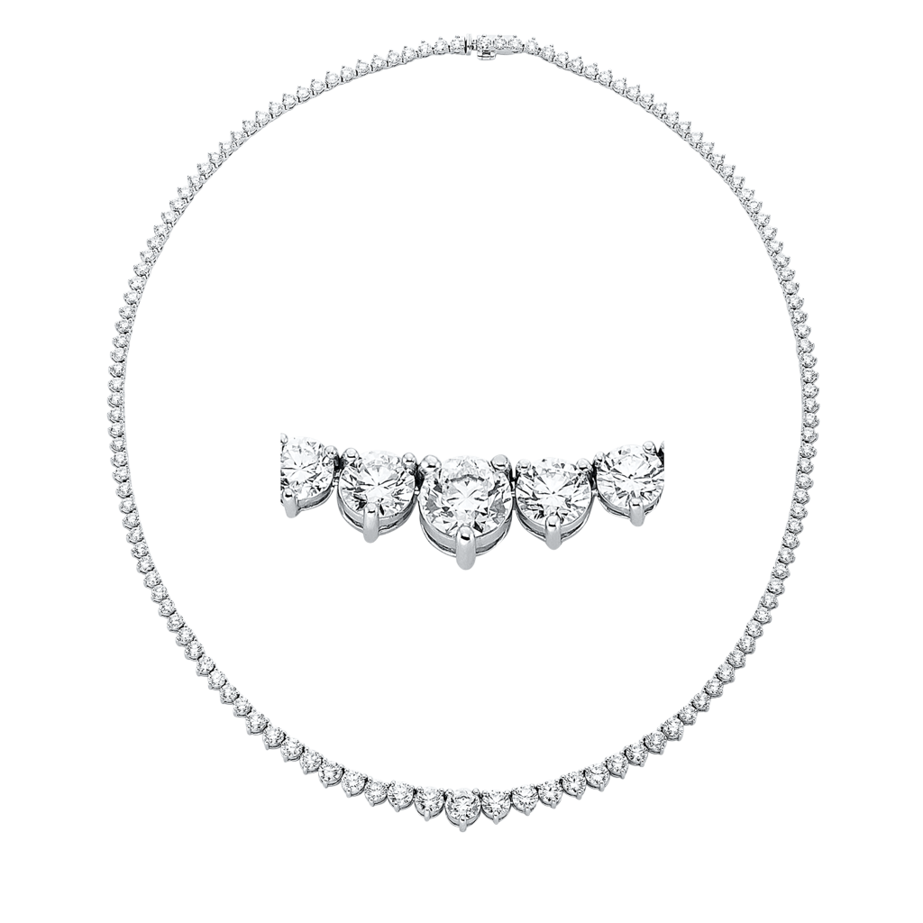 Brogle Selection Eternity tennis necklace Brogle Selection Eternity tennis necklace