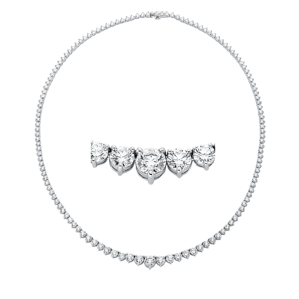 Brogle Selection Eternity tennis necklace Brogle Selection Eternity tennis necklace