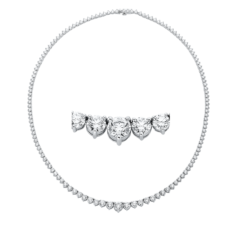 Brogle Selection Eternity tennis necklace Brogle Selection Eternity tennis necklace