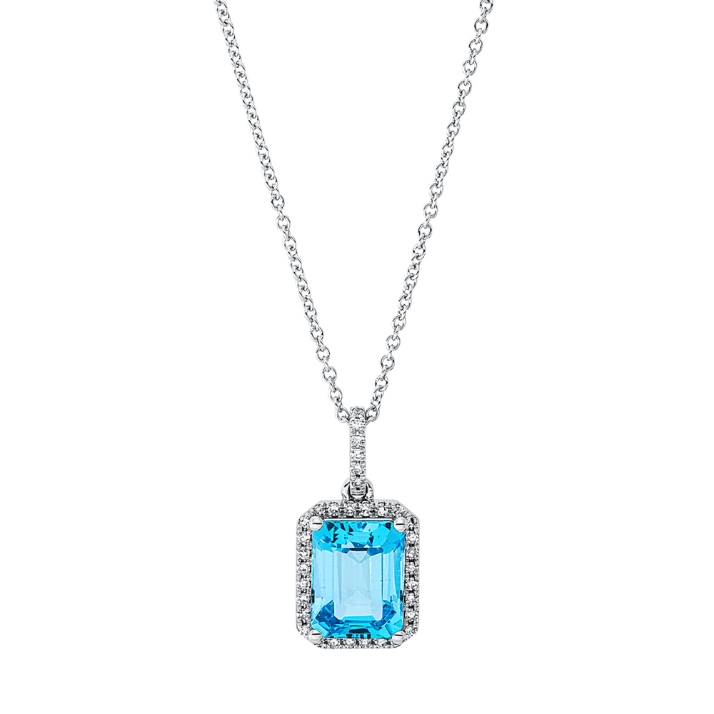 Brogle Classic Kette mit Topasanhänger