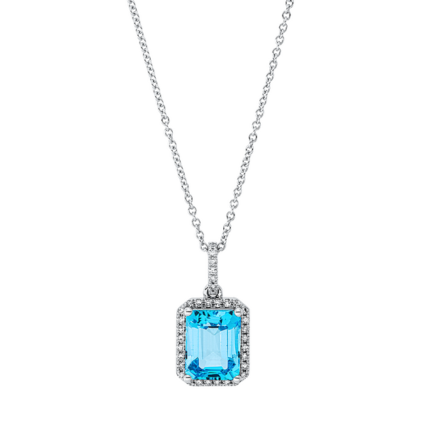 Brogle Classic Kette mit Topasanhänger