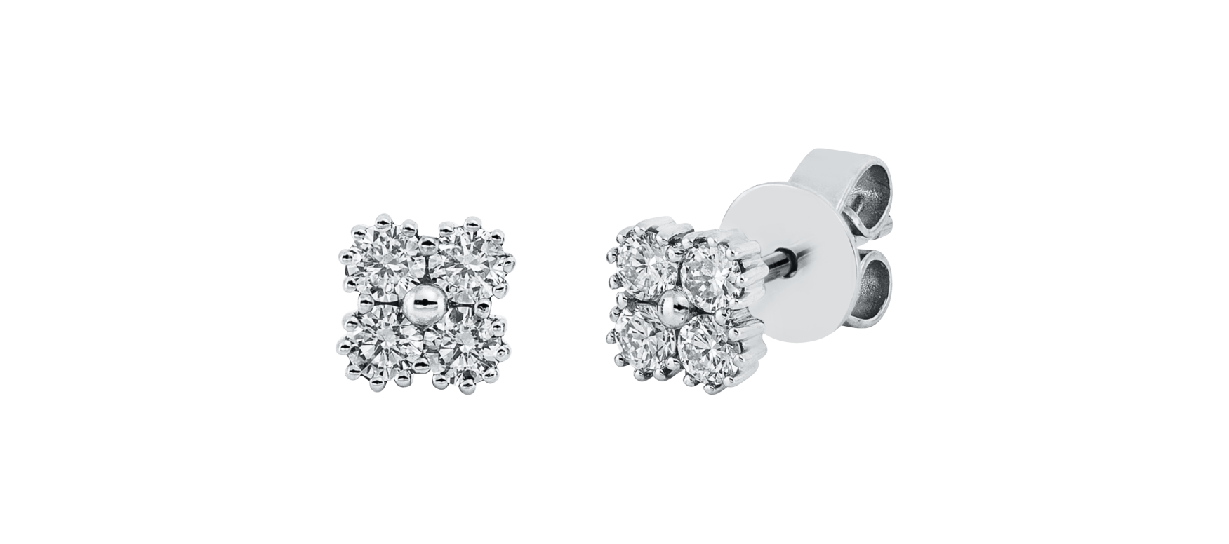 Brogle Classic diamond stud earrings Brogle Classic diamond stud earrings