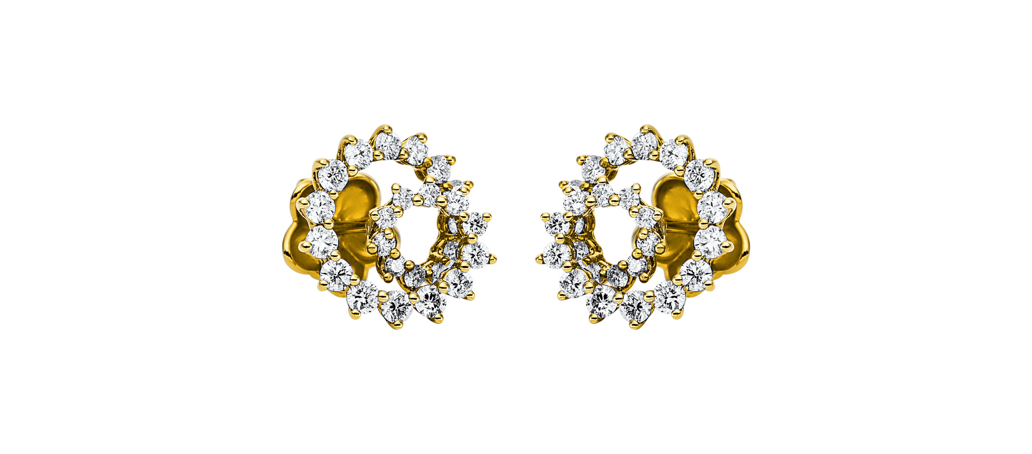 Brogle Classic diamond stud earrings