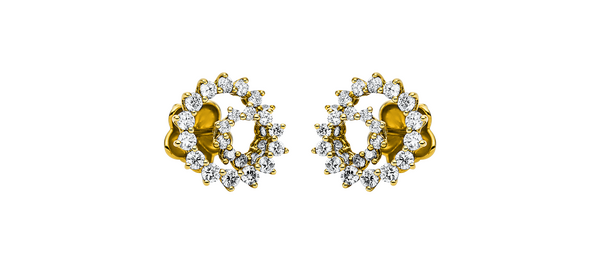 Brogle Classic diamond stud earrings