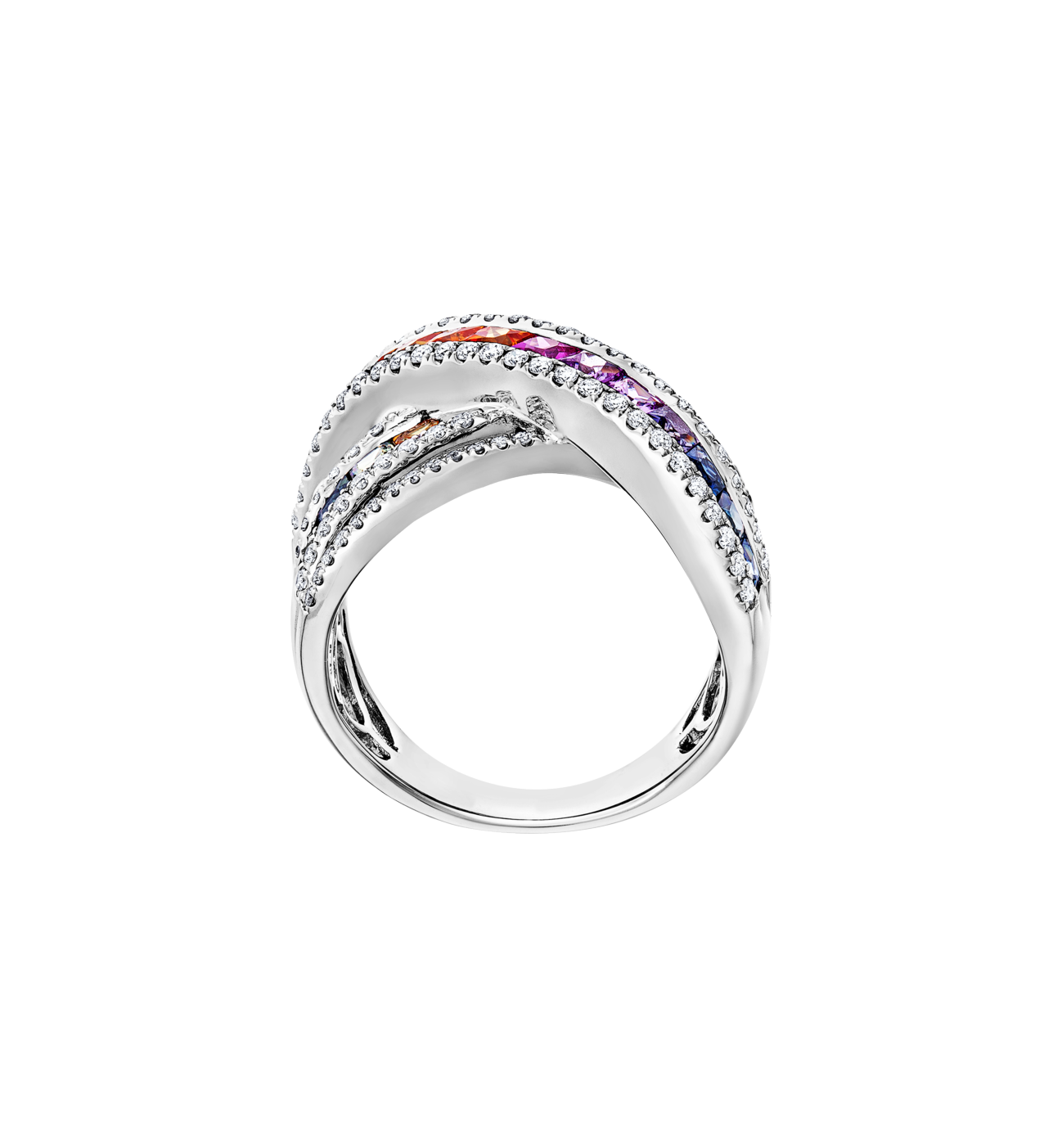 Brogle Selection sapphire ring Rainbow Brogle Selection sapphire ring Rainbow