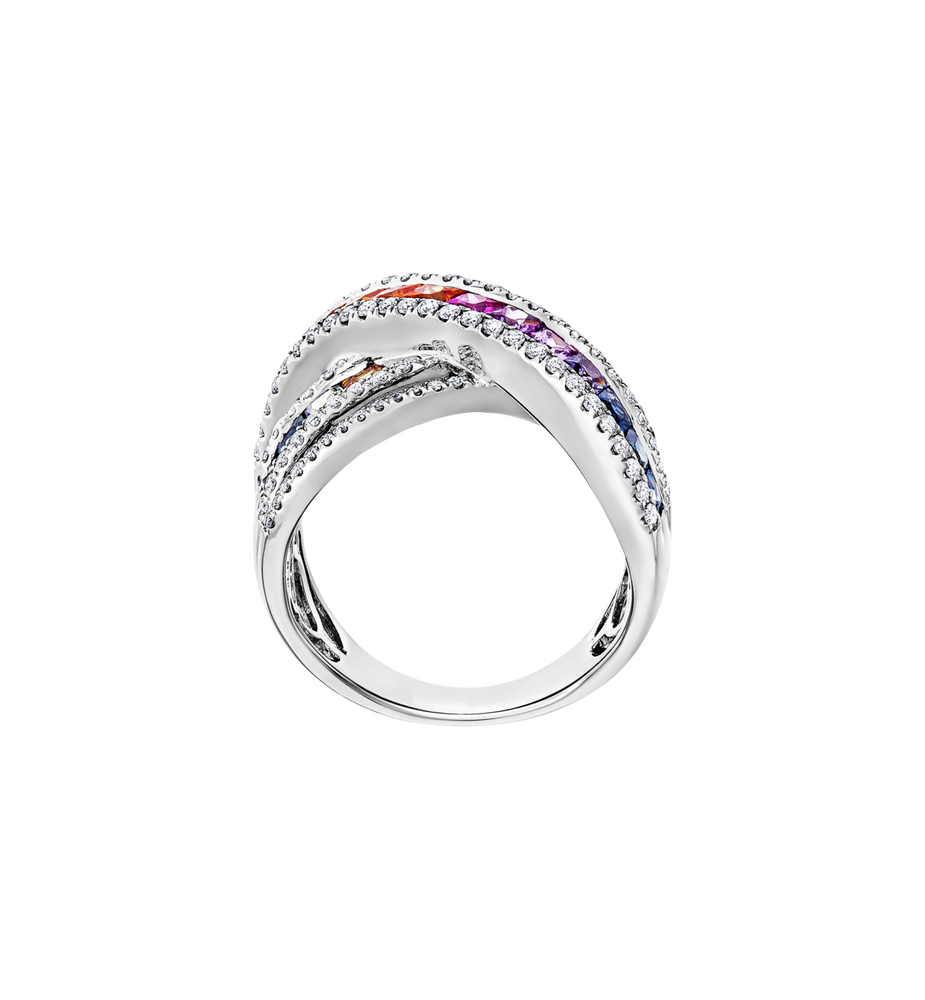 Brogle Selection sapphire ring Rainbow Brogle Selection sapphire ring Rainbow