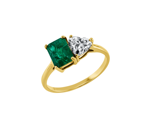 Brogle Classic emerald ring