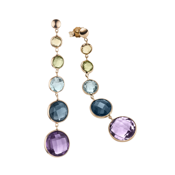 Brogle Selection Felicity colored stone earrings