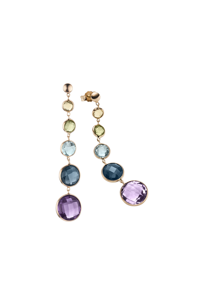 Brogle Classic colored stone earrings Brogle Classic colored stone earrings