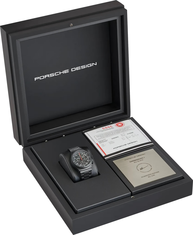 Porsche Design Chronograph 1 - All Black Numbered Edition 40,8mm