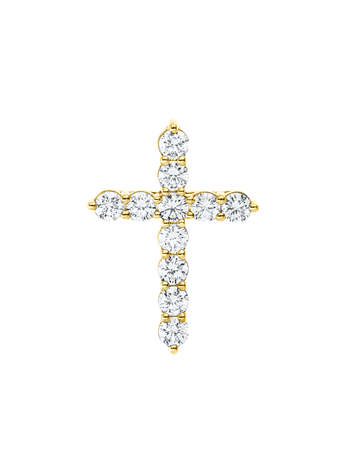 Brogle Classic Kreuzanhänger mit Diamanten