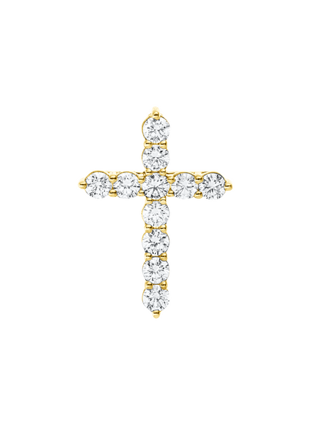 Brogle Classic Kreuzanhänger mit Diamanten