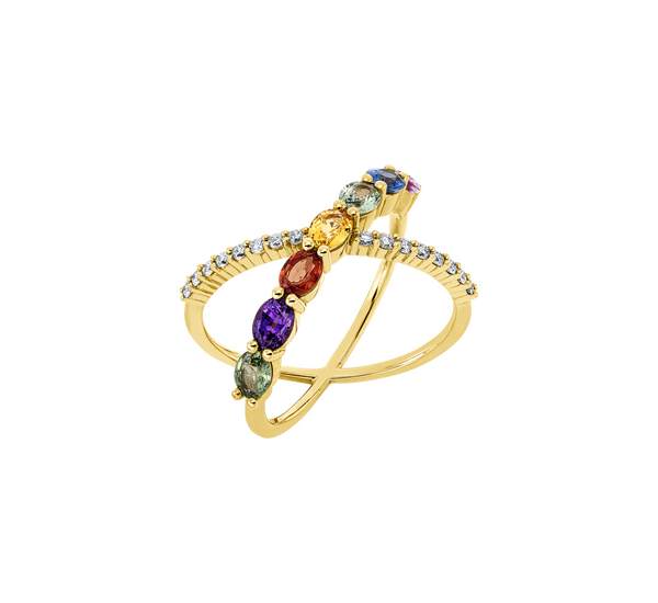 Brogle Classic Saphirring Rainbow