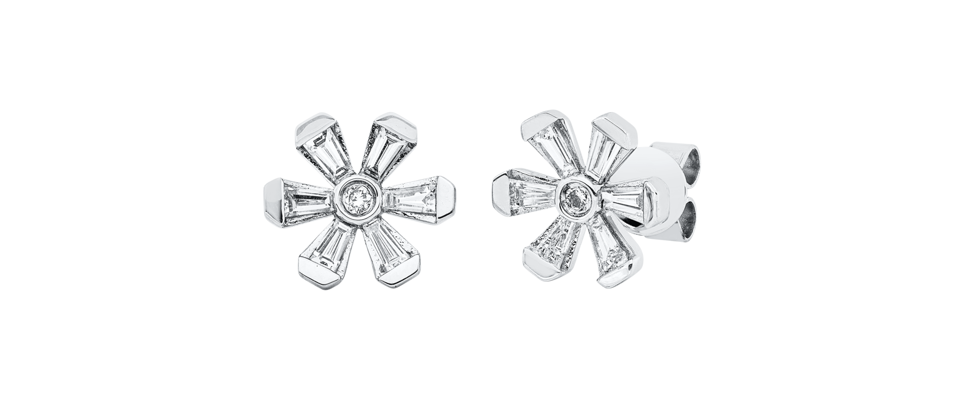 Brogle Classic diamond stud earrings