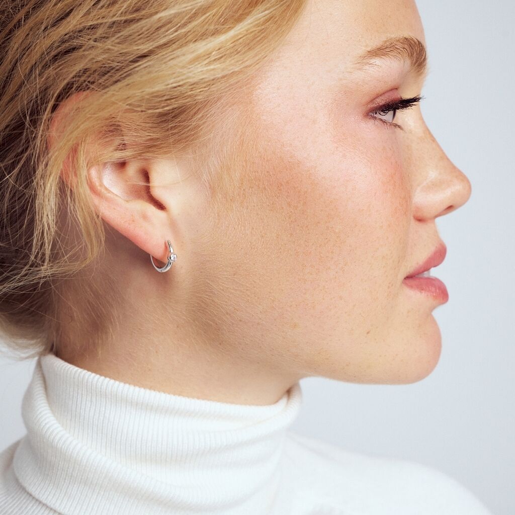 SIF Jakobs Sarzana Uno hoop earrings